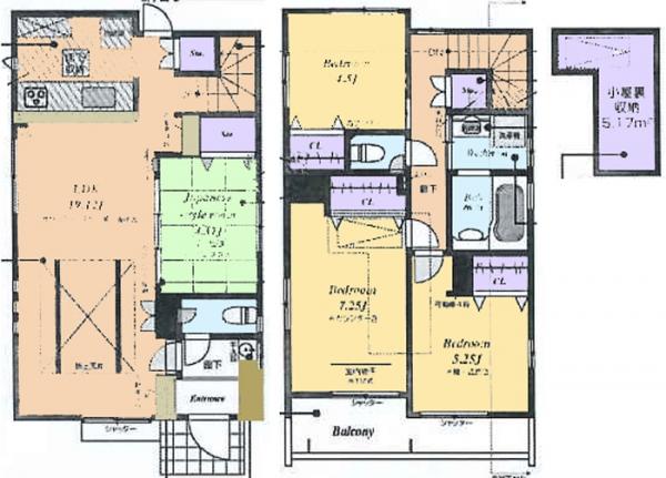 小山5丁目 間取り図 