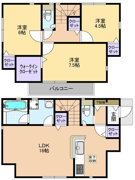 新築戸建 東久留米市新川町1丁目 西武池袋線東久留米駅 5,180万円