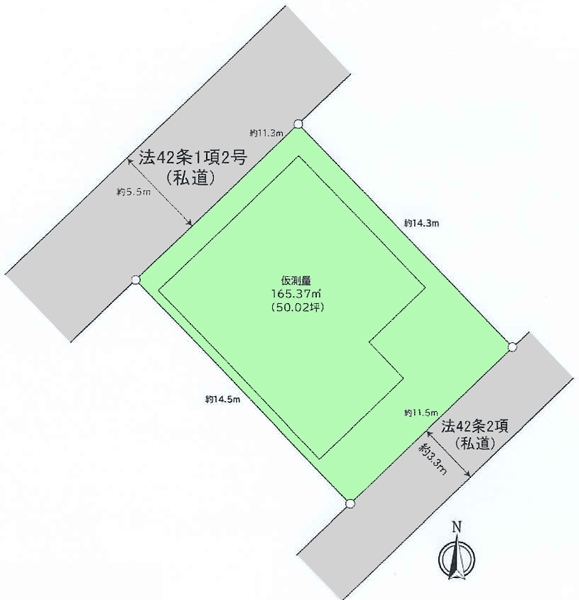 借地権 清瀬市松山2丁目 西武池袋線清瀬駅 2,780万円