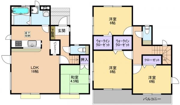 中古戸建 東久留米市下里６丁目 西武池袋線清瀬駅 3,799万円