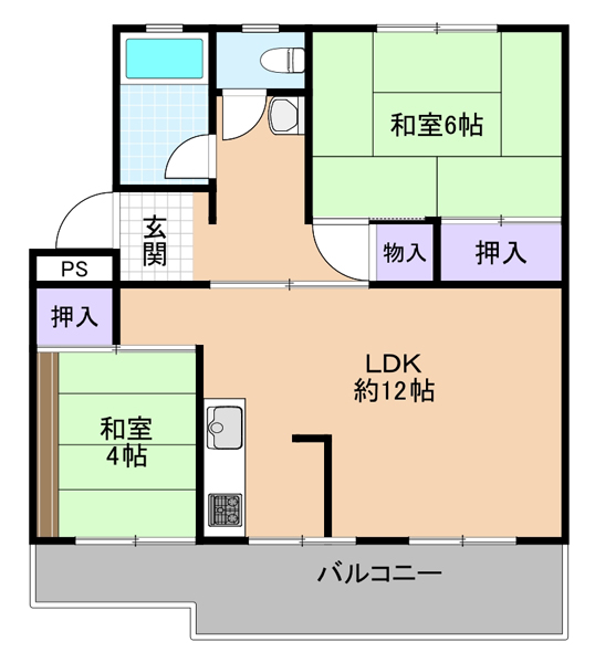 中古マンション 東京都東久留米市滝山6丁目 西武新宿線花小金井駅 880万円