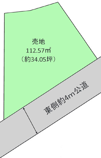 土地 埼玉県新座市野寺2丁目 西武池袋線ひばりヶ丘駅 2200万円