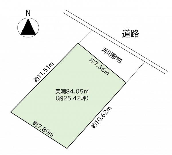 緑区鳴海町字向田　土地　鳴海駅３分 土地図面
