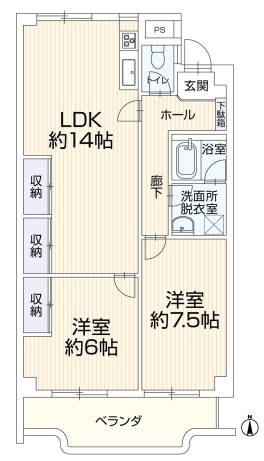 共和コーポラス　 間取り図 