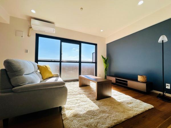 宝マンション道徳東第３　最上階＋フルリフォーム済 リビングダイニング