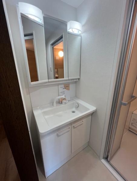 宝マンション道徳東第３　最上階＋フルリフォーム済 洗面台・洗面所 