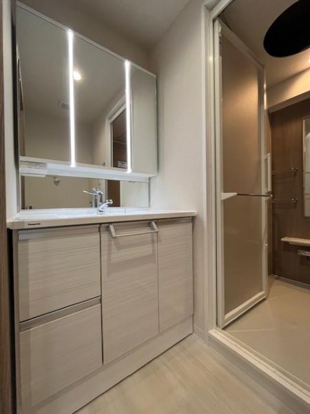 宝マンション滝ノ水　リノベーション済＋ペット飼育可 洗面台・洗面所 