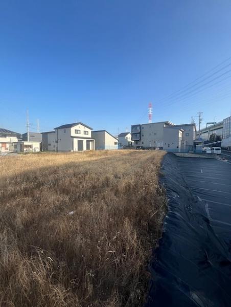 緑区瀬木南　全４区画土地　広々６９坪４号地 現地土地写真 