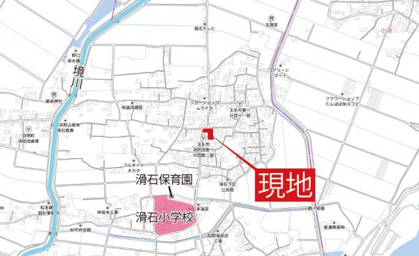 玉名市滑石 現地案内図 