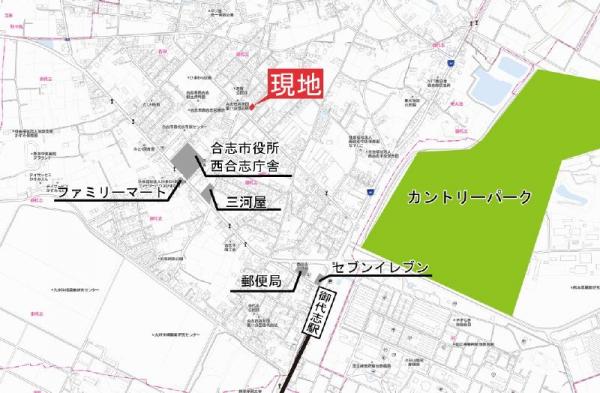 合志市御代志 現地案内図 