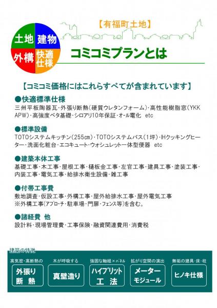 有福町土地　クレールの丘北口バス停歩いて3分 その他