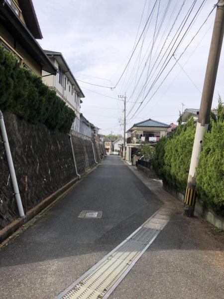 有福町土地　クレールの丘北口バス停歩いて3分 前面道路含む現地写真 