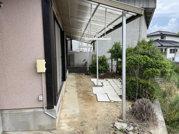 船越町 戸建て 庭 