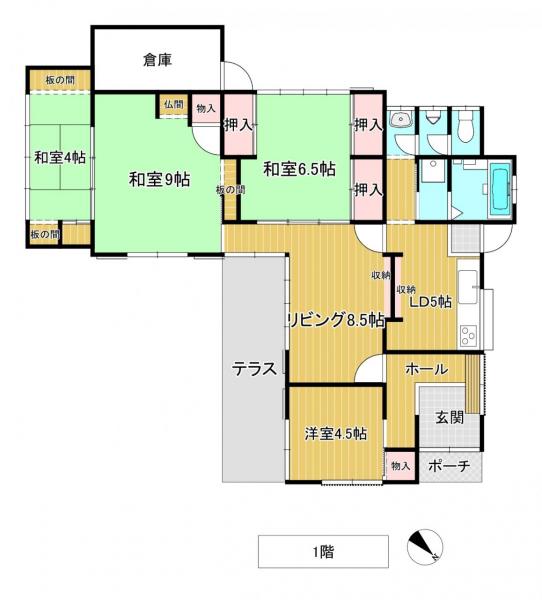 中古戸建 佐世保市瀬戸越町451-1 松浦鉄道左石駅 890万円