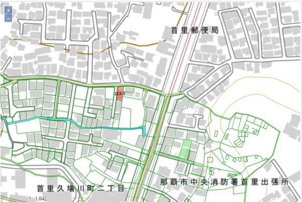 土地 那覇市首里久場川町２丁目 沖縄都市モノレール石嶺駅 3,720万円