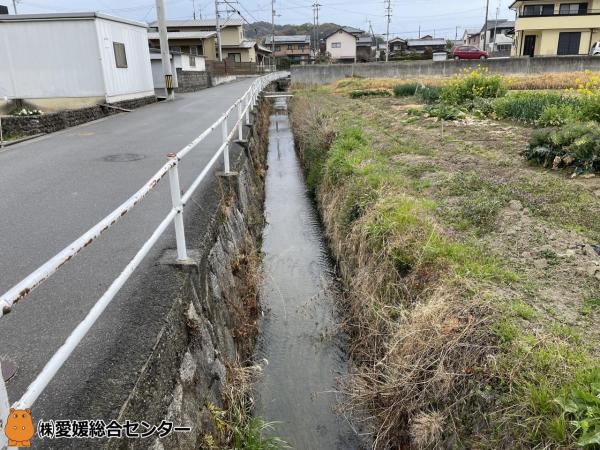 【不動産販売　愛媛総合】4148　土地　今治市阿方 前面道路含む現地写真 