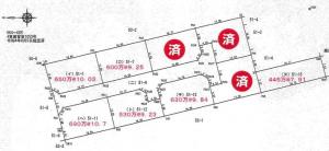 土地 新居浜市田の上４丁目51-1、51-2 JR予讃線多喜浜駅 4450000