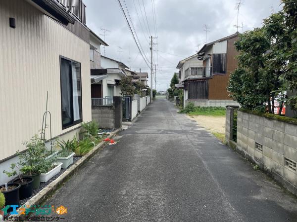 【不動産販売　愛媛総合】8281　土地　今治市高橋 前面道路含む現地写真 