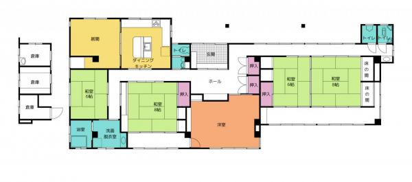 中古戸建 四国中央市川之江町3260-3 JR予讃線川之江駅 4,980万円