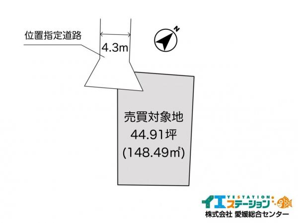 土地 今治市北鳥生町２丁目 JR予讃線今治駅 630万円