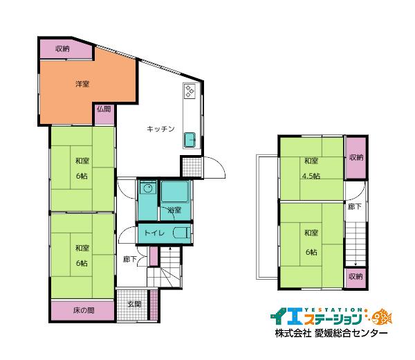 中古戸建 今治市桜井団地２丁目 JR予讃線伊予富田駅 380万円