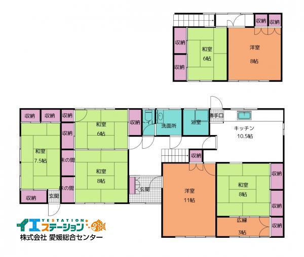 中古戸建 新居浜市垣生２丁目3-5 JR予讃線多喜浜駅 1,460万円