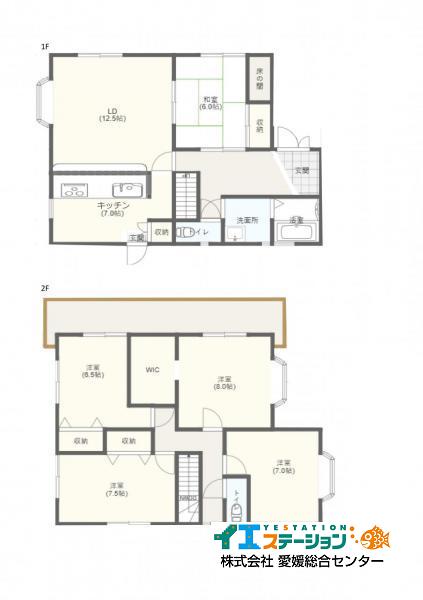 中古戸建 新居浜市郷１丁目 JR予讃線多喜浜駅 2,088万円