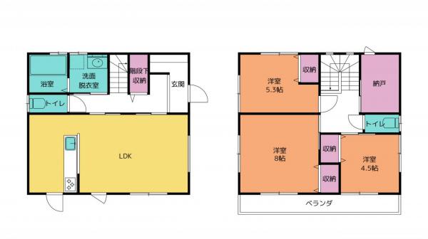 中古戸建 新居浜市庄内町5丁目 JR予讃線新居浜駅 2,560万円