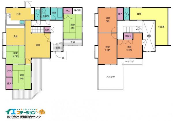 中古戸建 新居浜市阿島１丁目11-40 JR予讃線多喜浜駅 1,480万円