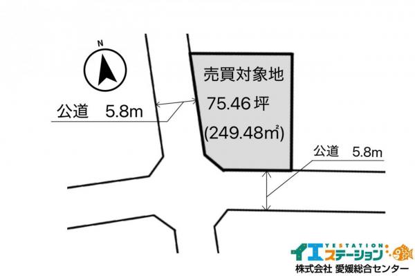 土地 今治市唐子台西２丁目7-16 JR予讃線伊予富田駅 850万円