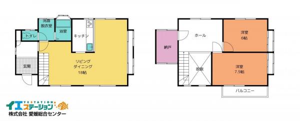 中古戸建 新居浜市萩生2681-4 JR予讃線中萩駅 1,130万円