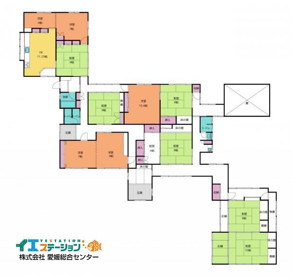 中古戸建 新居浜市田の上4丁目3-50 JR予讃線多喜浜駅 4,480万円