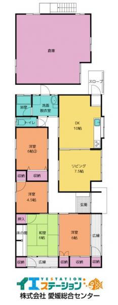 中古戸建 新居浜市船木甲4183-2 JR予讃線新居浜駅 650万円