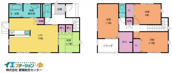 中古戸建 新居浜市喜光地町１丁目 JR予讃線新居浜駅 2,200万円