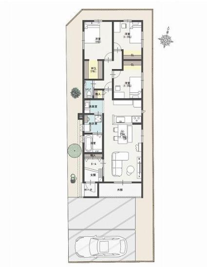 新築戸建 新居浜市政枝町２丁目 JR予讃線新居浜駅 2,998万円