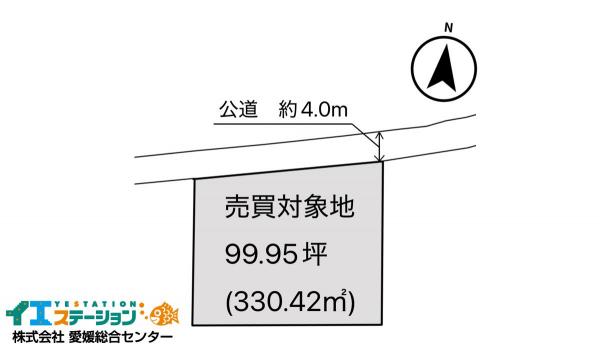 土地 新居浜市本郷２丁目7-42 JR予讃線新居浜駅 900万円