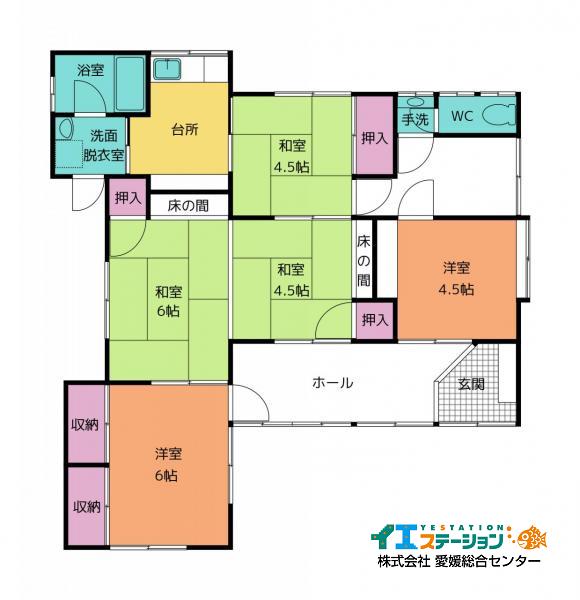 中古戸建 新居浜市西の土居町１丁目9-23 JR予讃線新居浜駅 380万円