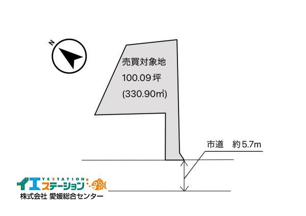 土地 今治市玉川町別所 JR予讃線伊予富田駅 530万円
