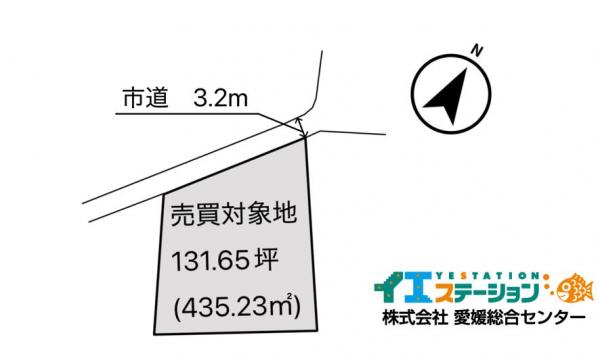 土地 新居浜市中須賀町２丁目 JR予讃線新居浜駅 700万円