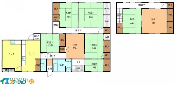 中古戸建 西条市丹原町石経842-1 JR予讃線玉之江駅 205万円