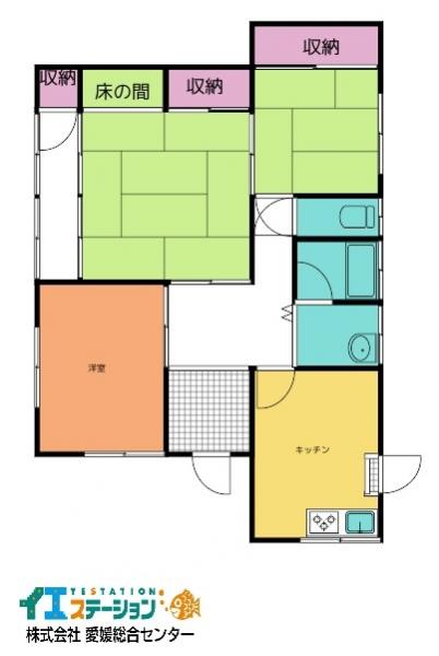 中古戸建 今治市横田町２丁目1-14 JR予讃線伊予富田駅 530万円