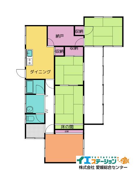 中古戸建 今治市桜井団地１丁目26-6 JR予讃線伊予富田駅 450万円