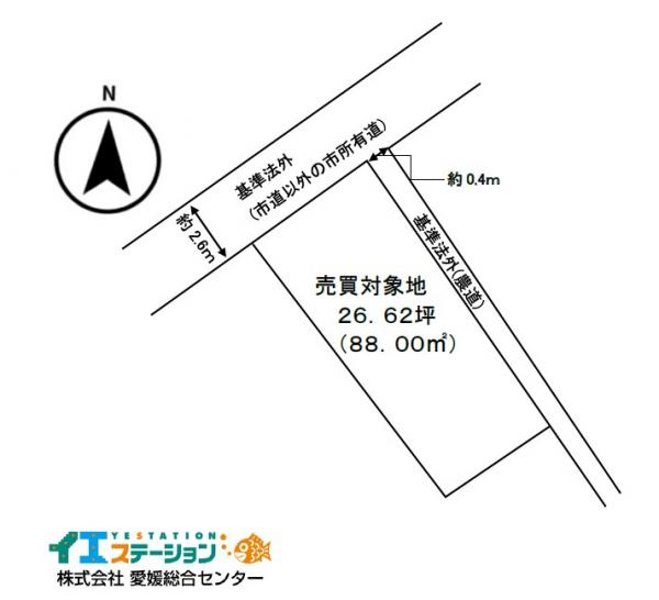土地 今治市本町６丁目 JR予讃線今治駅 180万円