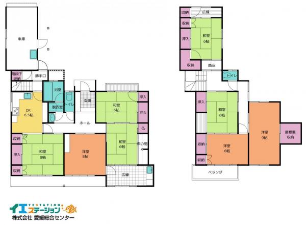 中古戸建 新居浜市中西町11-14 JR予讃線新居浜駅 580万円