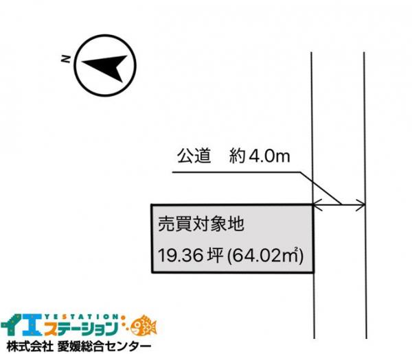 土地 今治市立花町2丁目9-8 JR予讃線今治駅 180万円
