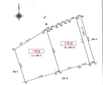 土地 西条市明屋敷 JR予讃線伊予西条駅 1,430万円