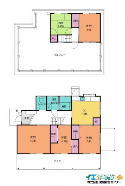 中古戸建 新居浜市中村２丁目1-36 JR予讃線新居浜駅 1,200万円