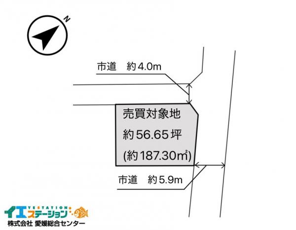 土地 今治市桜井団地２丁目12-1 JR予讃線伊予富田駅 580万円