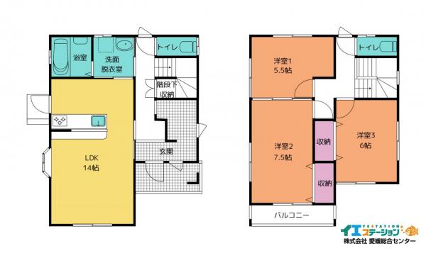 中古戸建 新居浜市星原町 JR予讃線新居浜駅 1,200万円