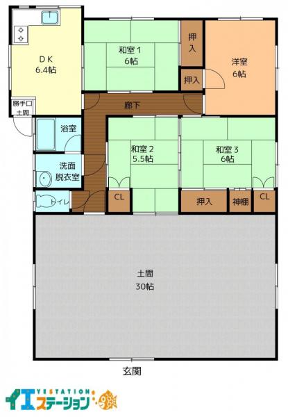 中古戸建 西条市福武甲1646-1他 JR予讃線伊予西条駅 850万円